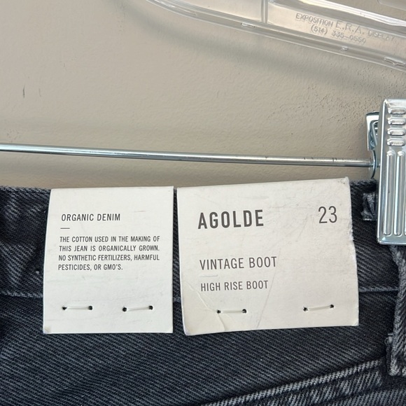 NWT Aritzia AGOLDE High Rise Vintage Boot in Percolate size 23 - Picture 6 of 11